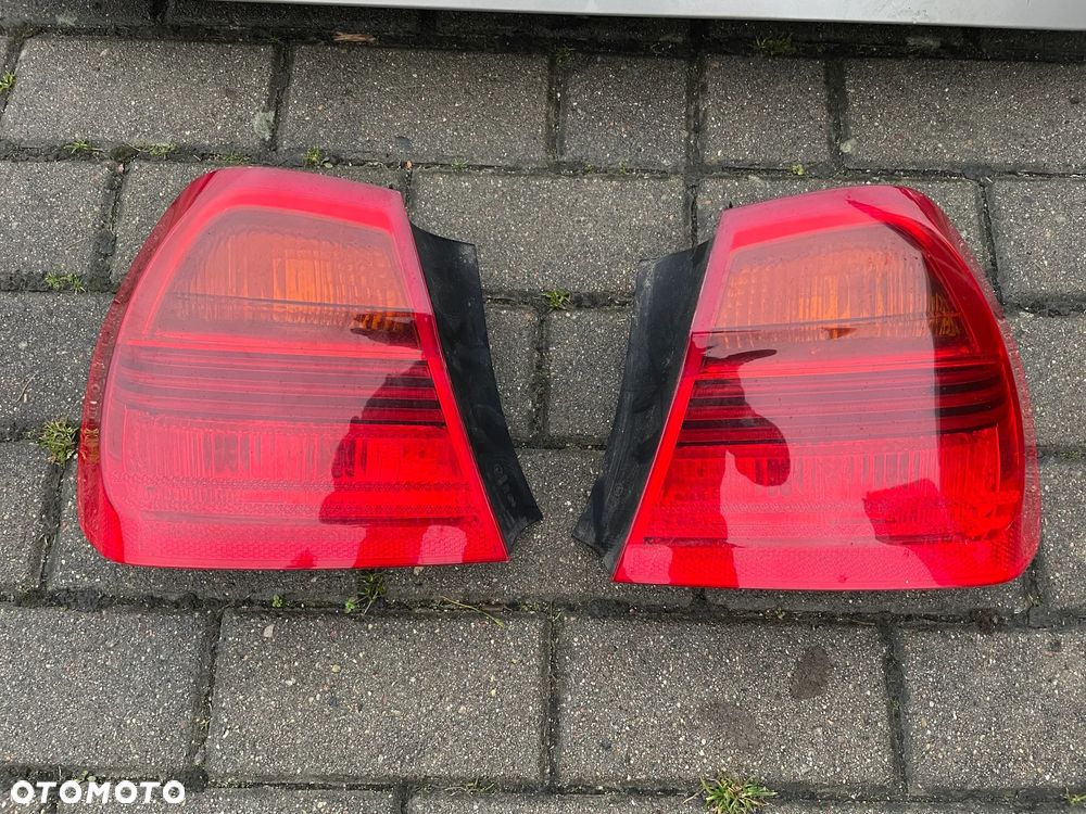 Bmw 3 E90 zderzak tył tylny klapa PDC A53 Platinbronze lampa lewa prawa tył sedan - 7