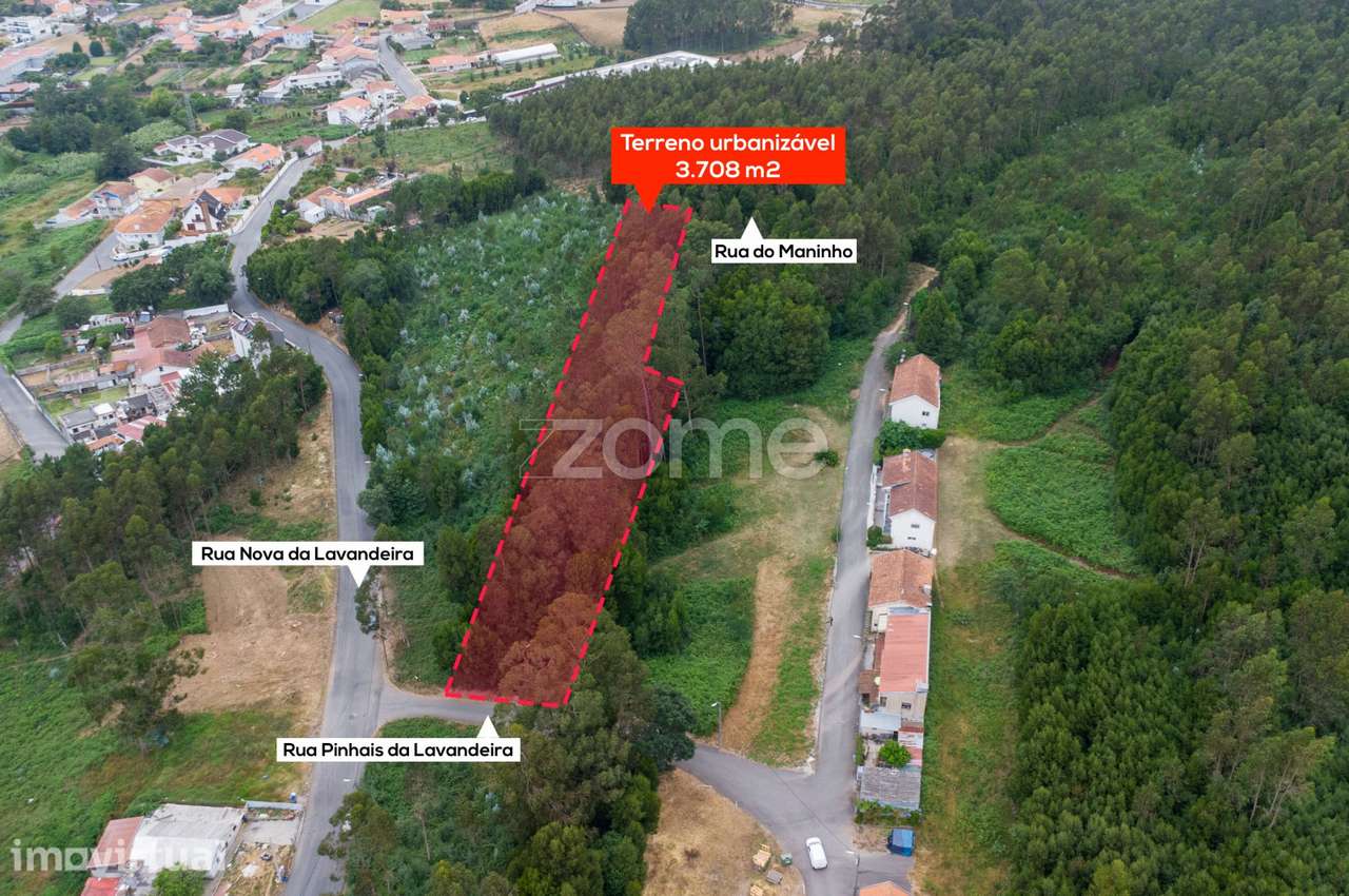 Terreno para construção, com 3.708 m2 - Grijó, V.N. Gaia - Grande imagem: 4/15