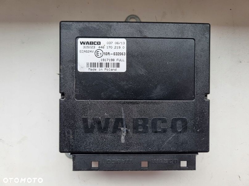 KOMPUTER STEROWNIK ECAS PODUSZEK DAF XF 105 85 CF 4461702190 1917198 FULL - 1