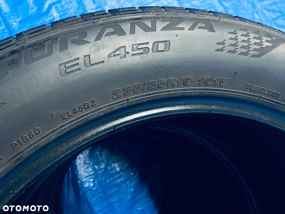 OPONA 19 OPONY LETNIE LATO KOMPLET OPON 4SZT BRIDGESTONE TURANZA EL450  235/55R19 101V BIEŻNIK 5,2MM ROCZNIK 2023R - 10
