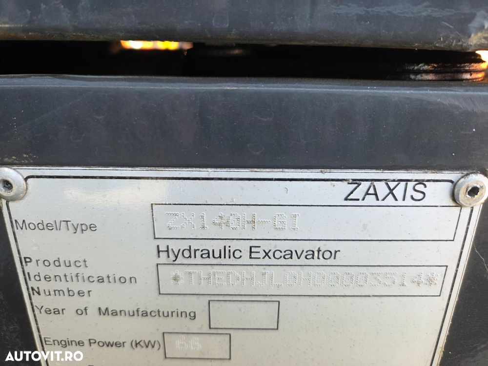 Hitachi 14 tone, 2025, NOU, Cupa 0,8m, Adancime sapare 4,5m, latime 2,49m, inst picon pe brate, Aer conditionat, hidraulica HITACHI, protectie cabina, motor ISUZU, posibilitate leasing-PROMOTIE 79.900 EUR+Tva - 16