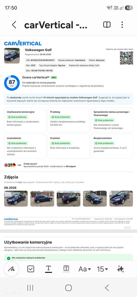 Volkswagen Golf 1.4 MATCH - 6