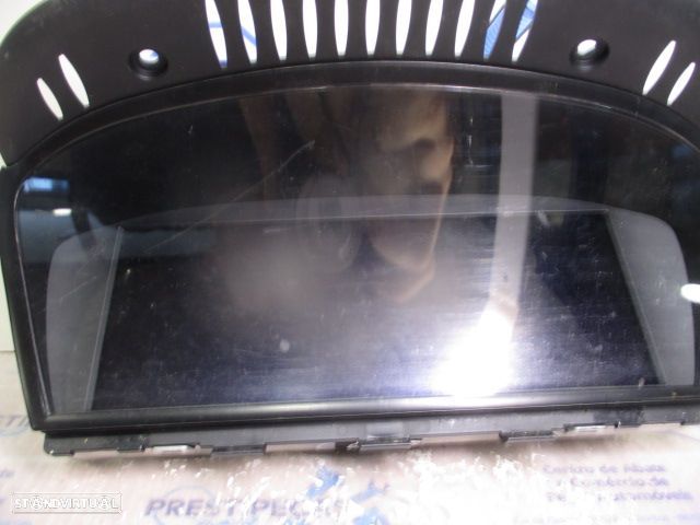 Display Relogio 65829193745 BMW E61 2005 520D 177CV 5P PRETO - 2