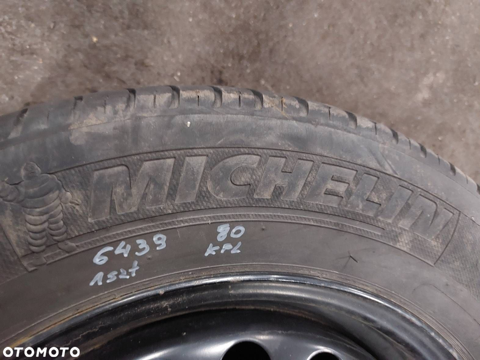 KOŁO FELGA OPONA ZAPAS 5X110 6Jx15 ET49 FI65,1 195/65R15 OPEL VECTRA B - 4