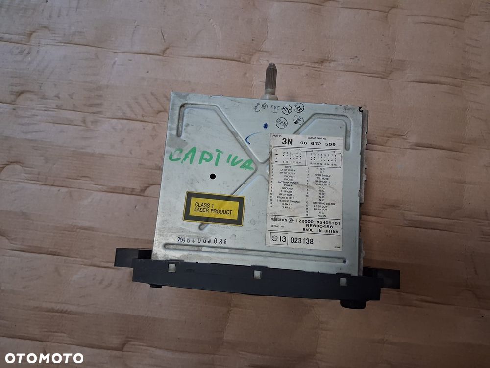 Radio CHEVROLET CAPTIVA 122000-9540B101  OE - 2