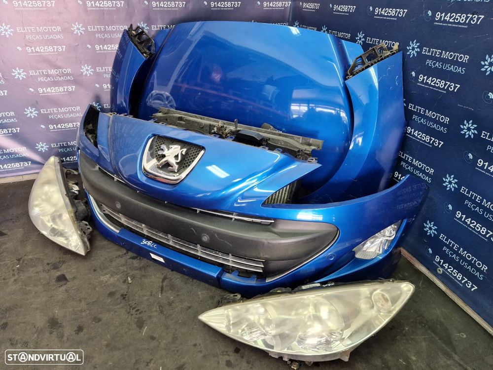 Frente completa usada PEUGEOT 308 2.0 HDI capot parachoques oticas guardalamas - 2