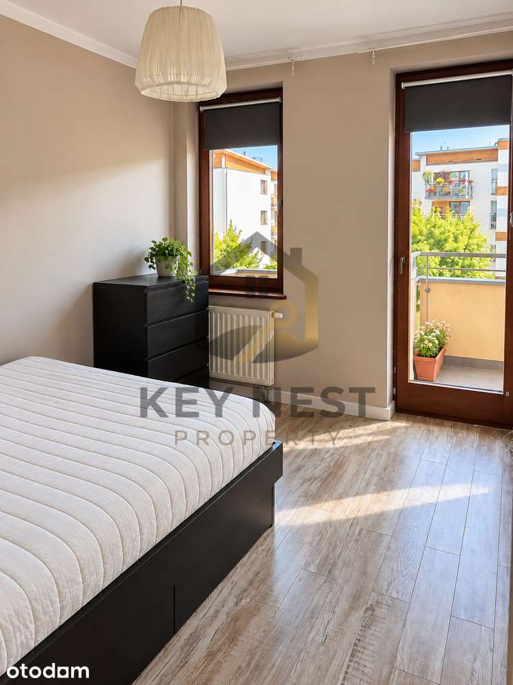 2 pok| 52 m² |duży balkon | 2 garderoby | blisko UJ i Czerwonych Maków