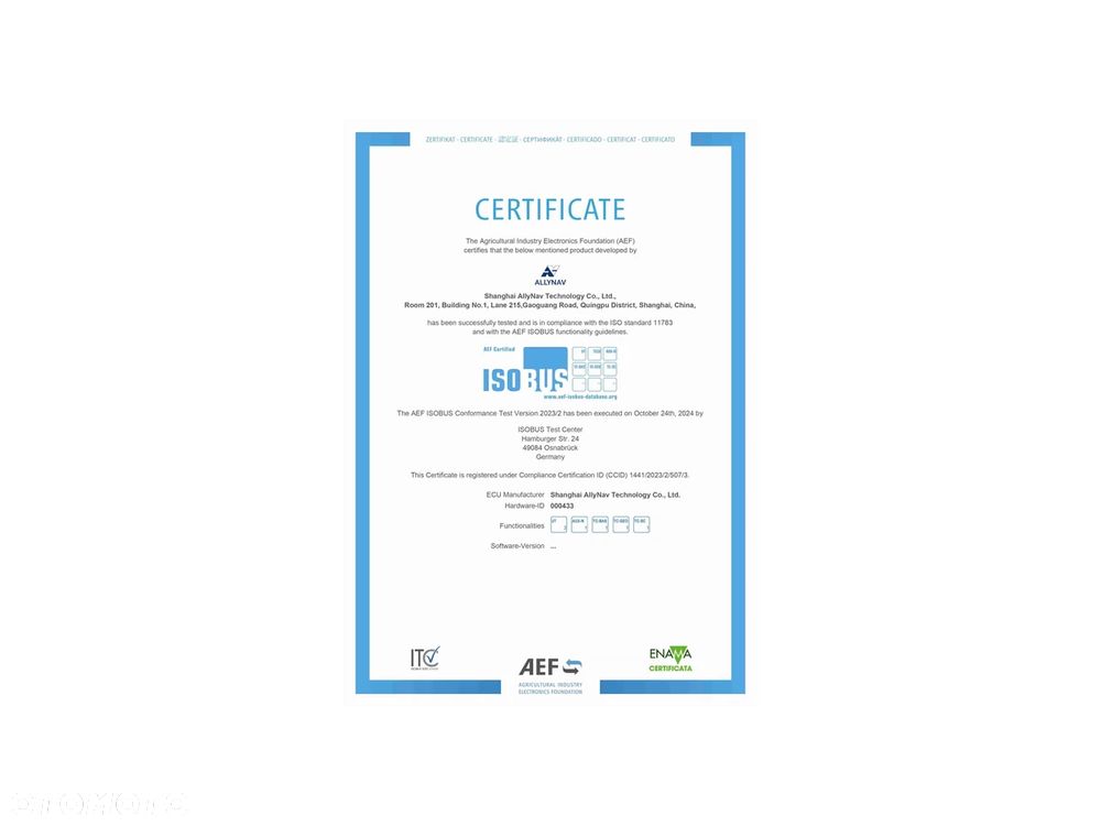 Inny Terminal Isobus AllyNav - 8