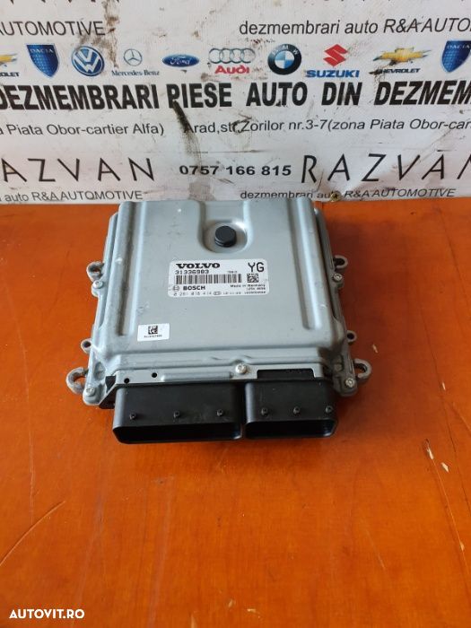 Calculator motor ecu Volvo xc60 2.4 diesel euro 5 d5 automat garantie - 2