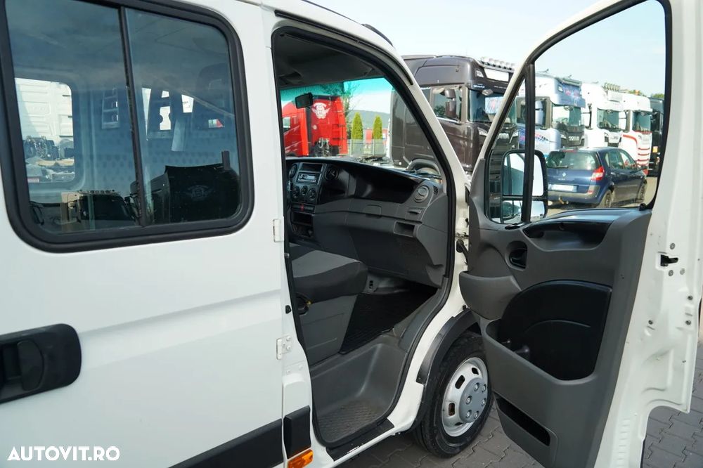 Iveco DAILY 35-130 / OȚEL CU BASCULATOR SPATE / CAMION MIX - 7 LOCURI / DOUĂ / MANUAL / IMPORTAT / - 34