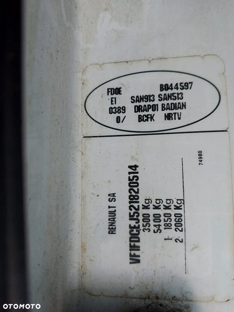 Renault Master II (94-01r.) 2.5 D 92KM. Silnik S8U 772 - 2998810 Skrzynia PF1 011 - C028682. Cały na części. GWARANCJA !!! - 7