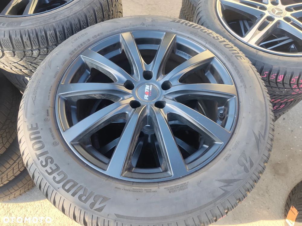 5x112 Felgi Aluminiowe Alufelgi Czarne 18 Koła Zimowe zima SEAT TERRACO SKODA Kodiaq AUDI A8 D3 D4 D5 Q3 A6 Allroad C7 C8 VW Tiguan Phaeton Tayron Mercedes EQA EQB GLK GLB S Klasa W222 W221 6mm 21r. Legnica ALU-RAD 235/55 - 1