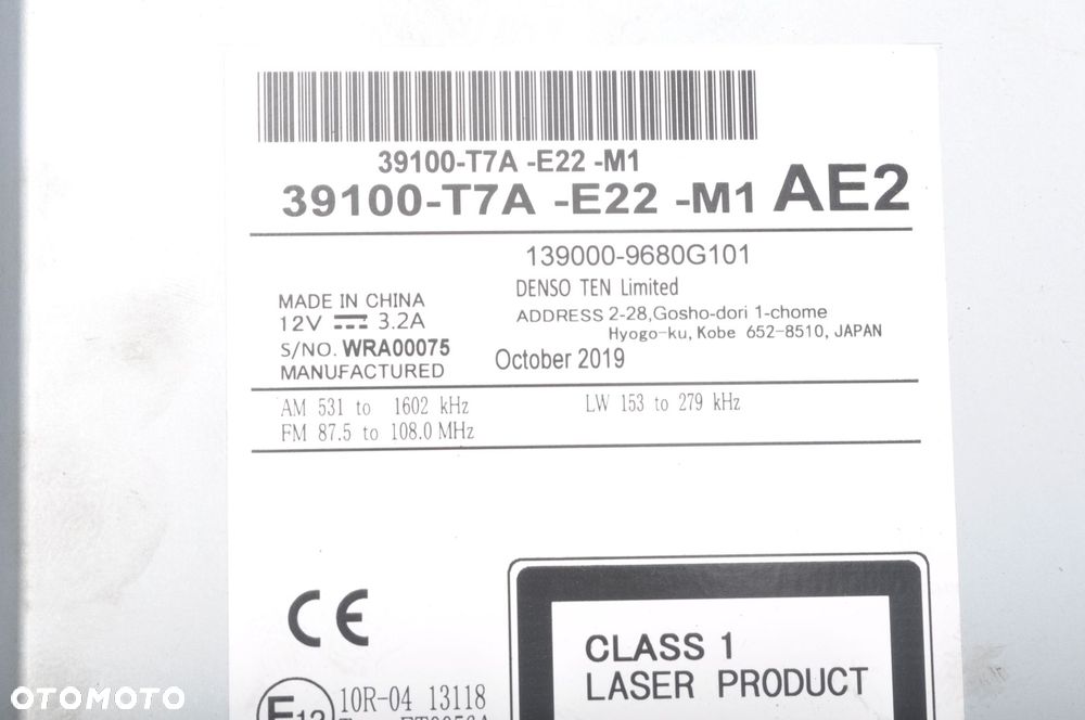 HONDA HR-V II LIFT RADIO NAWIGACJA 39100T7AE22M1 - 8