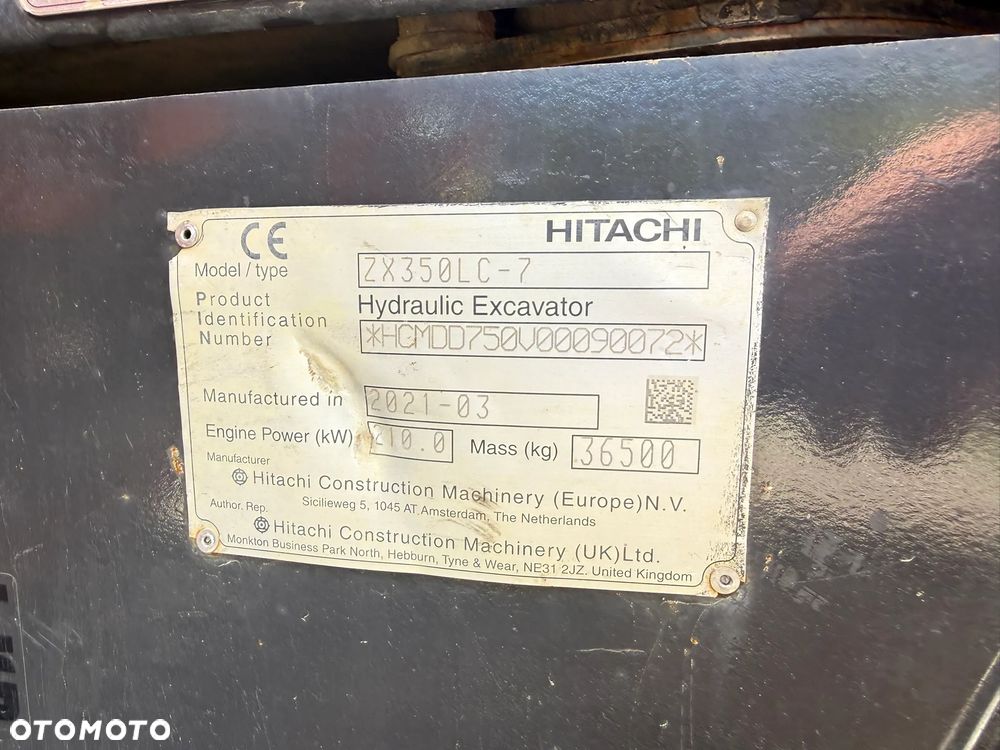 Hitachi ZX 350 LC 7 - 16