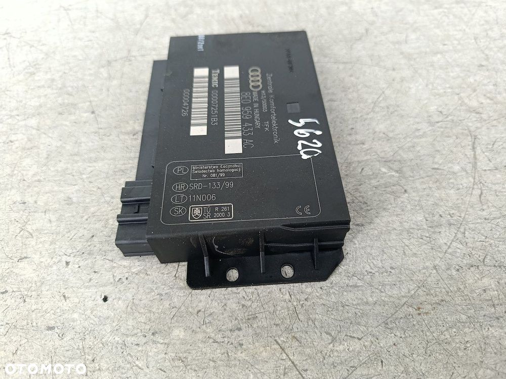 MODUŁ KOMFORTU AUDI A4 B6 8E0959433AC  TEMIC - 5