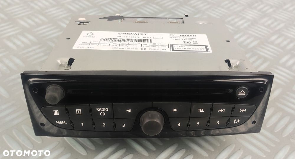 281151921R radio pilot nawigacja wyświetlacz ekran RENAULT CLIO III 3 LIFT - 9