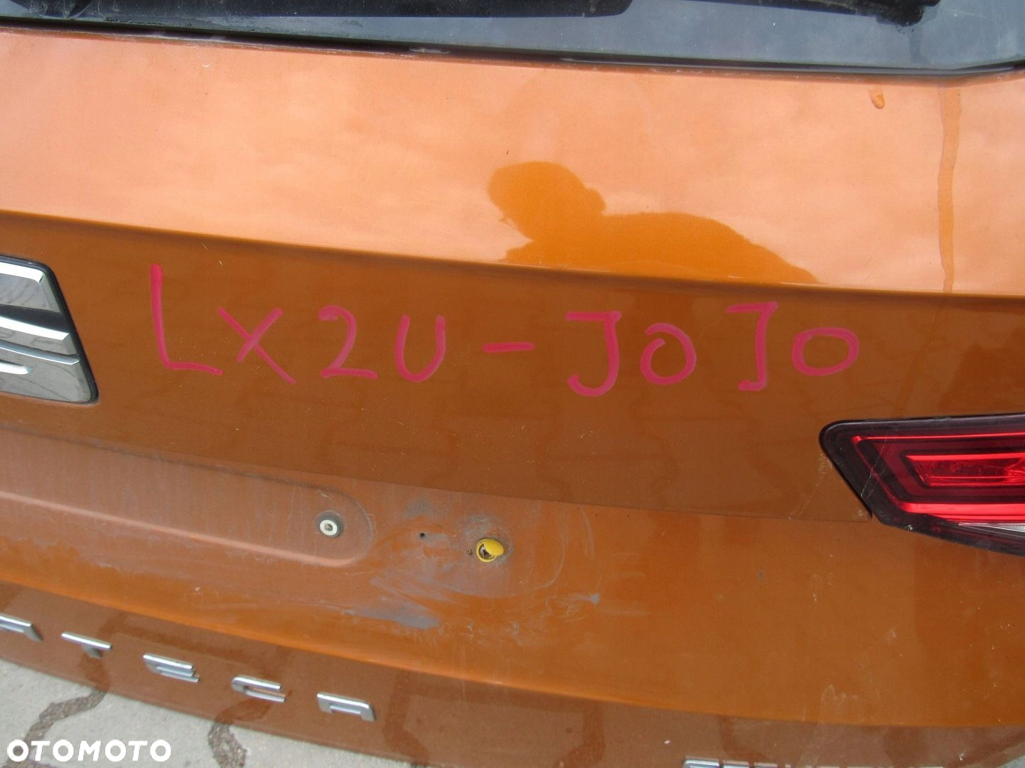 Seat Ateca 2017 Z tyłu Tylna klapa bagażnika LX2U-J0J0 - 6
