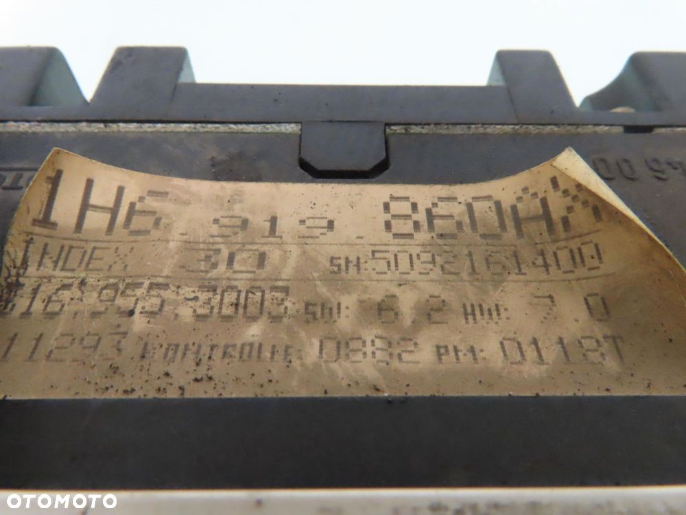 LICZNIK VW GOLF III 1.8 1H9919860AX - 4