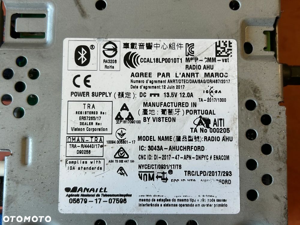 Radioodtwarzacz RADIO FABRYCZNE JK2T-18D832-DV FORD TRANSIT MK8 - 6
