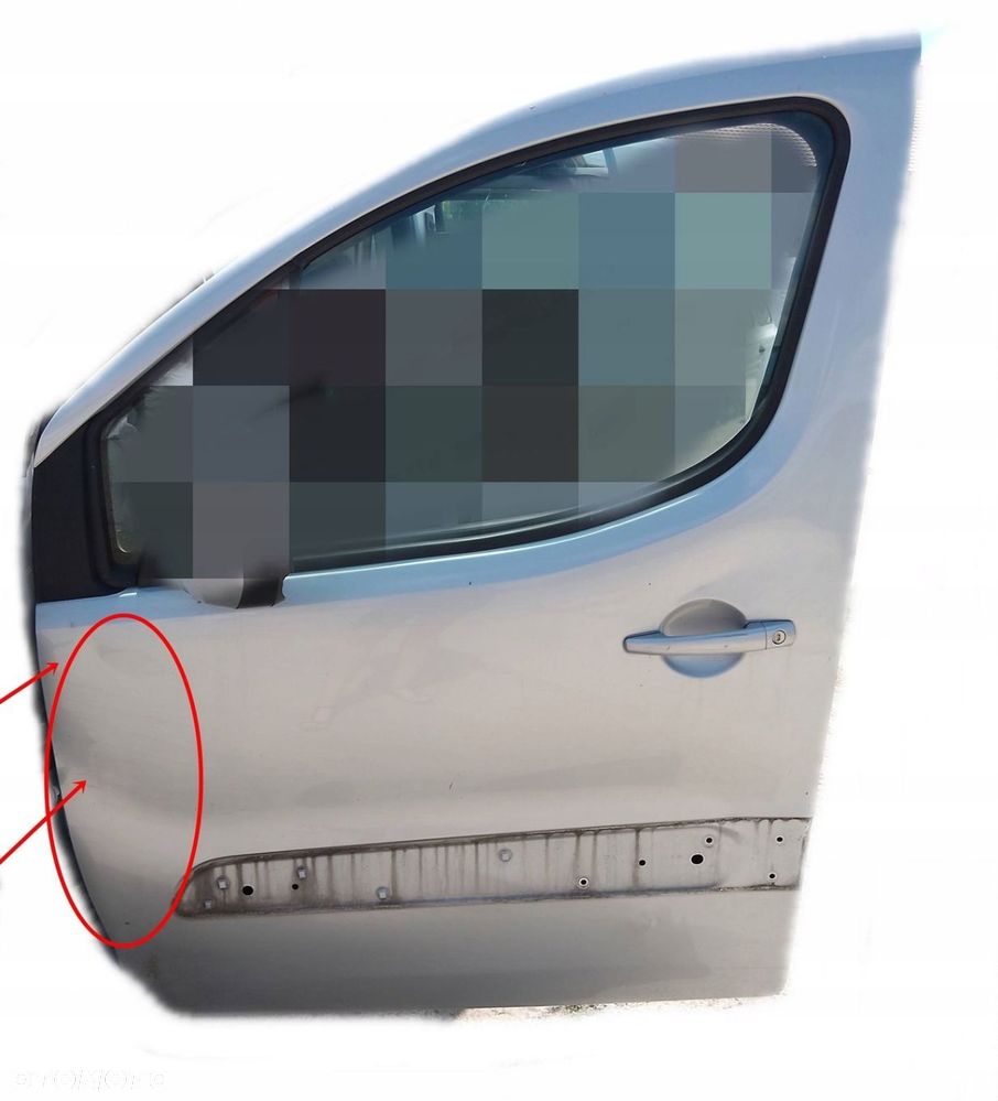 PEUGEOT PARTNER II 2 LIFT III DRZWI LEWE PRZÓD PRZEDNIE EZRC BERLINGO II - 1