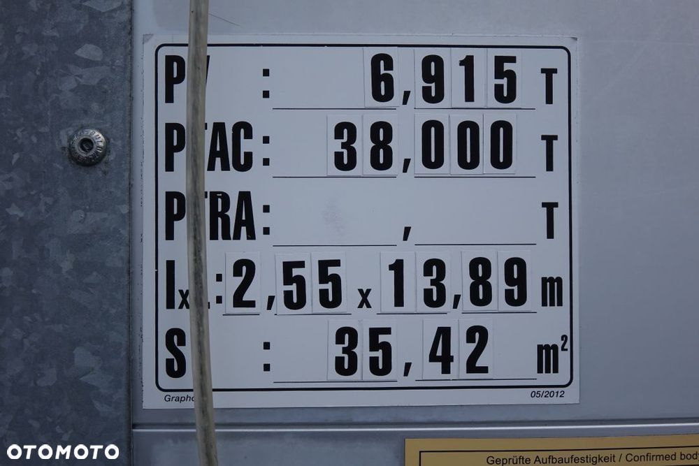 Schmitz Cargobull FIRANKA / VARIOS / OCYNK / OSIE SCHMITZ / NOWE PLANDEKI / DACH PODNOSZONY - 32