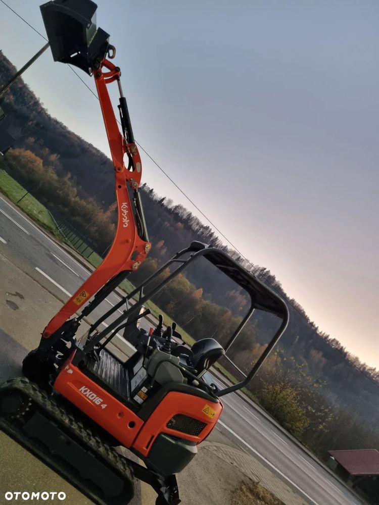Kubota KX016-4 Koparka Gąsienicowa 1,8 tony jak Nowa 2016r Rozsuwane Gąsienice podwozie Szybka i wolna jazda! Import Norwegia 1900mtg Zadbana Zero luzów wycieków! Gąsienice mało zużyte. Skrętne Ramie - 23