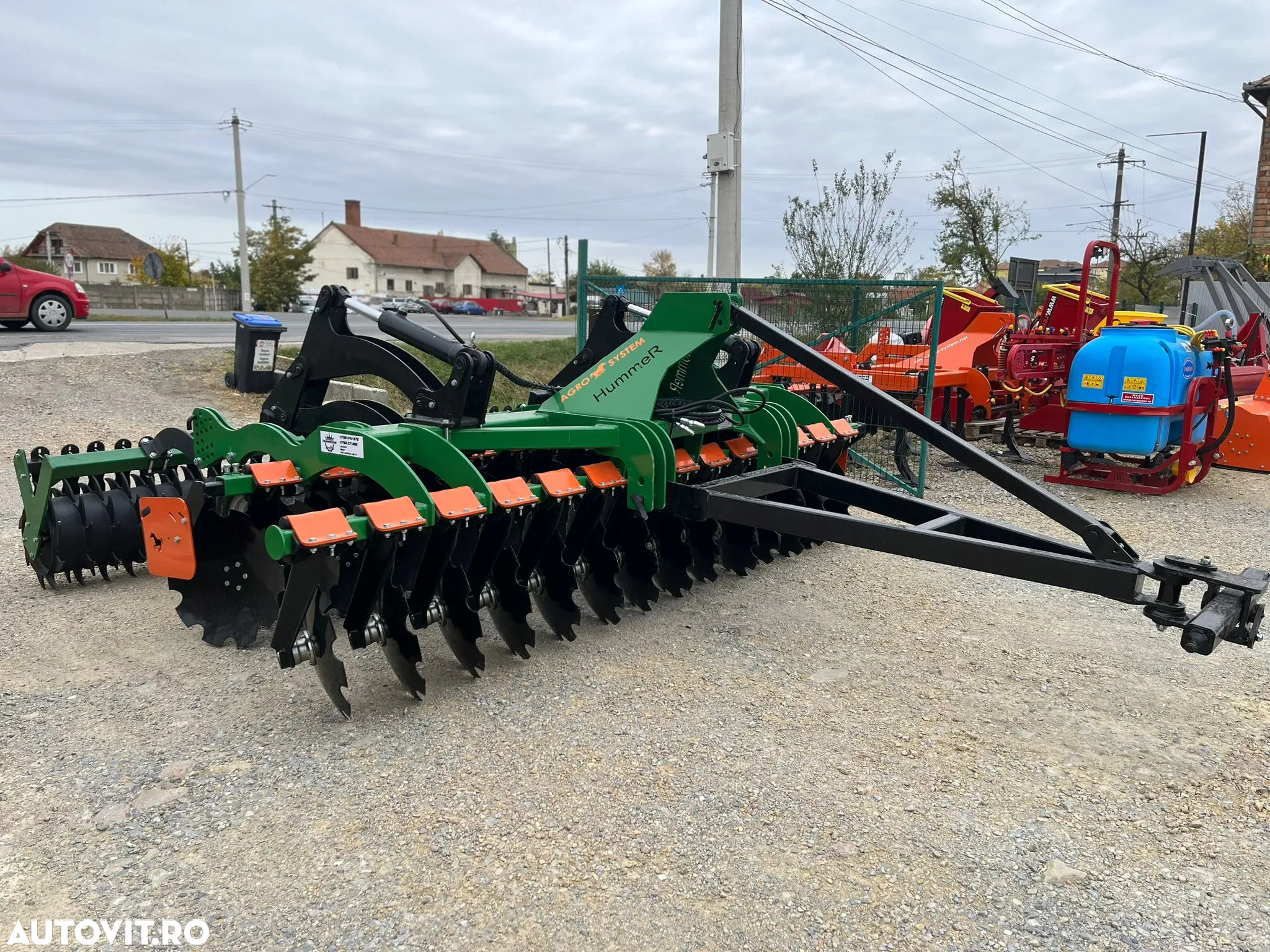 Terraking HummeR Disc cu talere independente TRACTAT PE ROTI - 2
