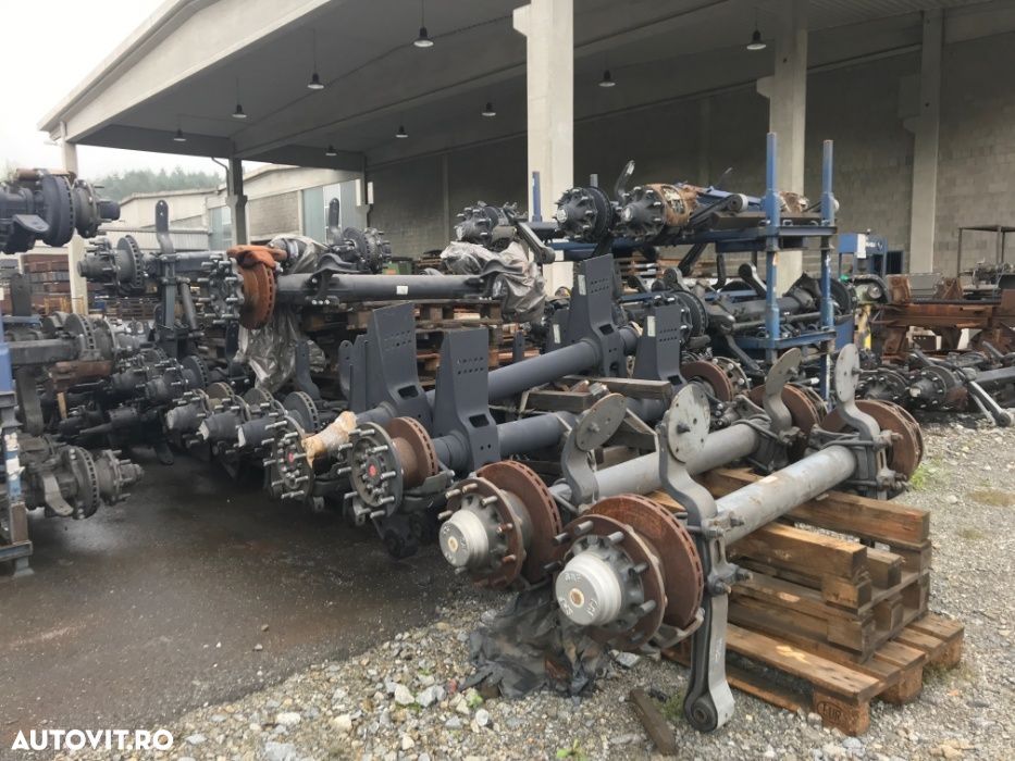 Axe semiremorci din dezmembrari SAF , BPW eco eco plus , Samro , ROR , SMB , GIGANT , TRAILOR , Schmitz, Mercedes, KOGEL AXA - 6