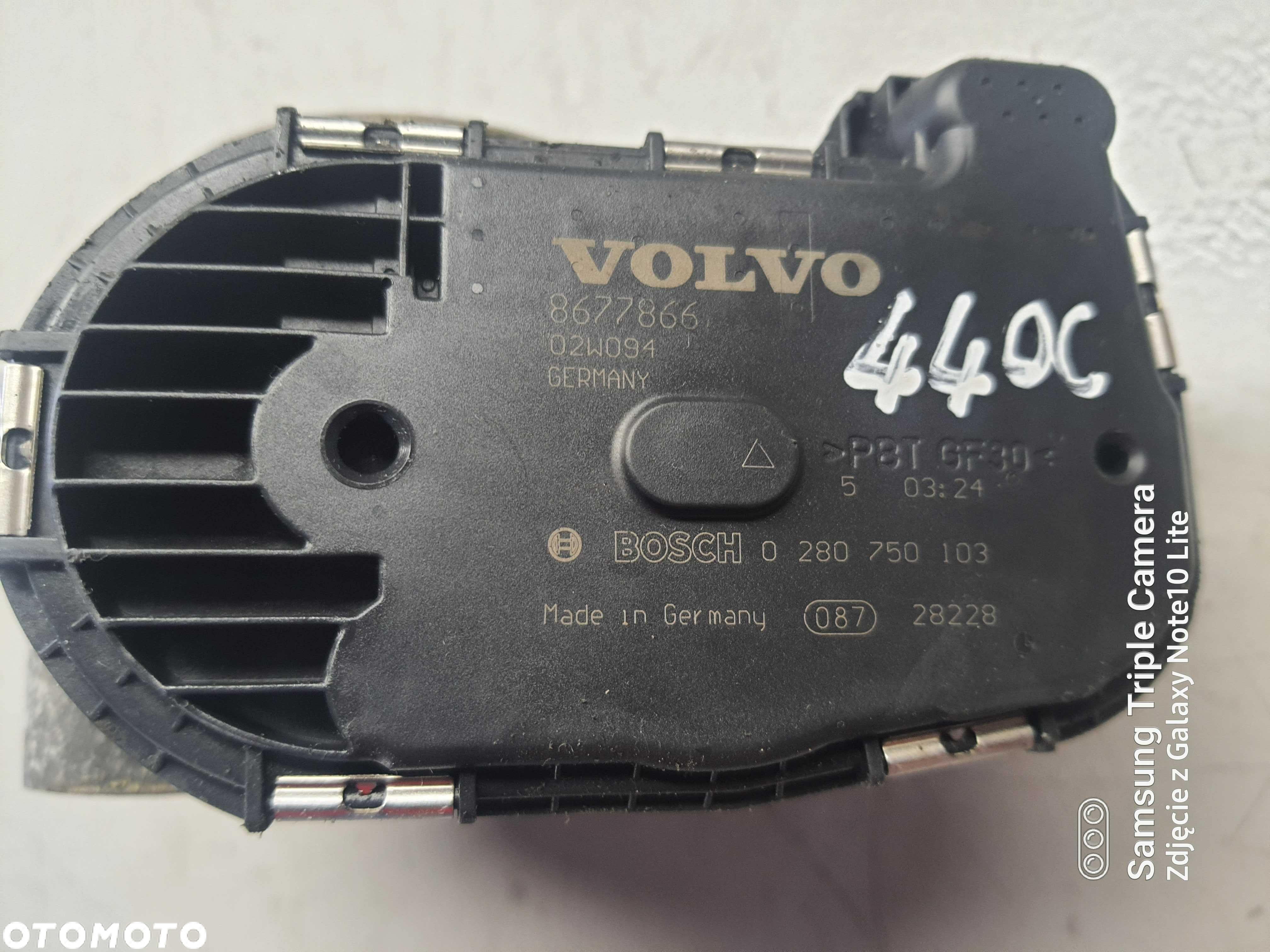 440C Przepustnica S60 I/S80 I/V70 II 2.0T 2.4T - 5