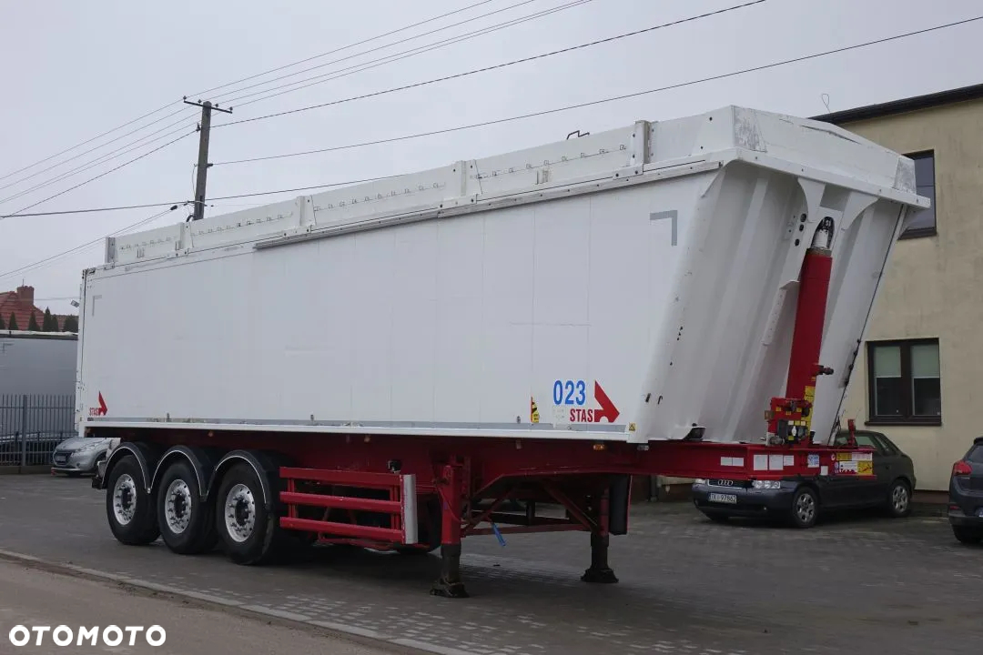 Stas WYWROTKA / S300CX / 44m3 / Z NADSTAWKAMI 52 m3 / ALUMINIOWA / OSIE MERCEDES / OŚ PODNOSZONA / KLAPO-DRZWI / ALUMINIOWE FELGI - 4