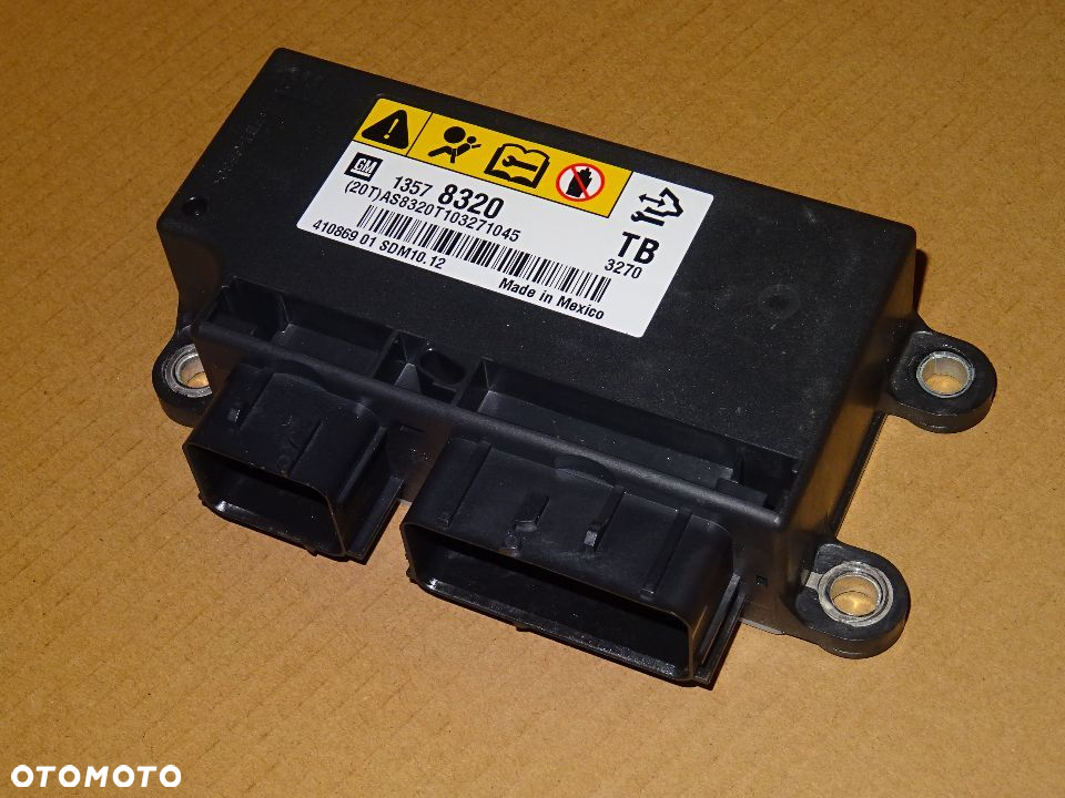 OPEL INSIGNIA SENSOR STEROWNIK PODUSZEK POWIETRZNYCH AIRBAG EU pin carpass sps programowanie - 2