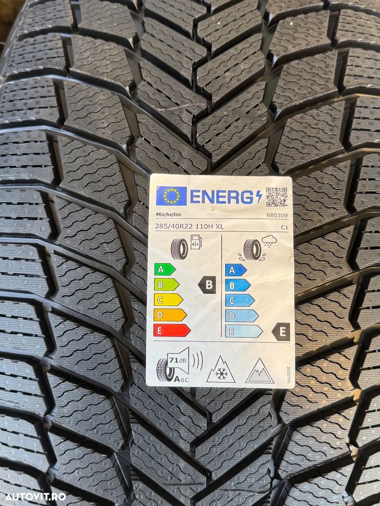 Vând set anvelope 255/45/22-285/40/22 Michelin de iarnă noi - 2