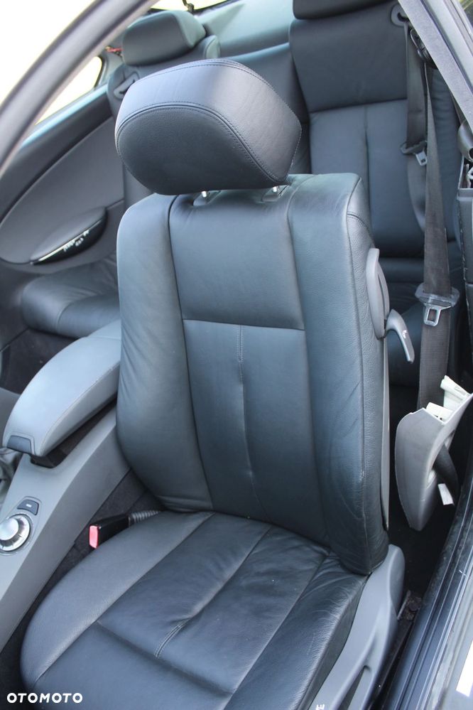 FOTEL LEWY SKÓRA POMPOWANY CZARNY BMW E63 - 3