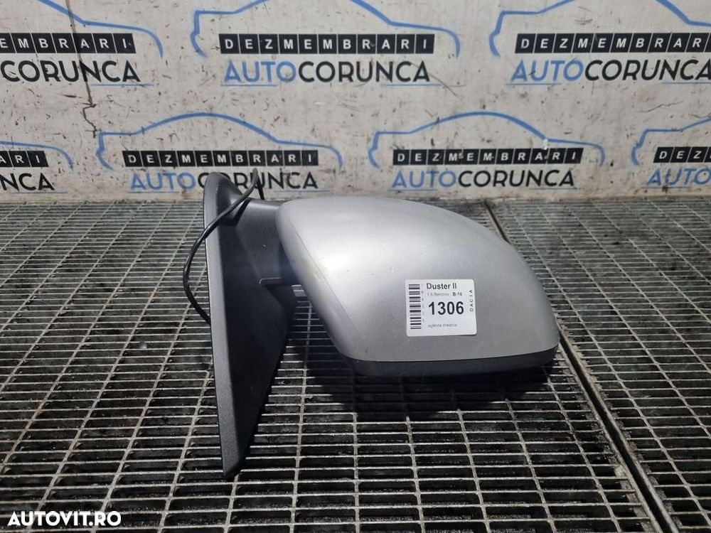 Oglinda dreapta Dacia Duster II 2018 - 2021 4 Usi ALB (1306) - 1