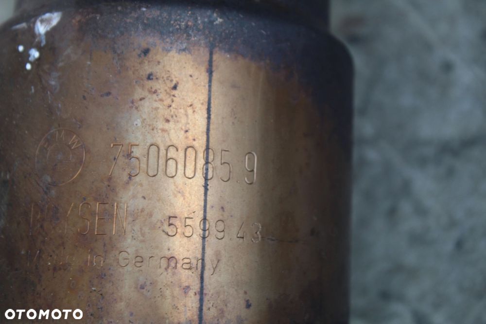 KATALIZATOR PEŁNY BMW E63 N52B30 3.0B 7506085 - 3