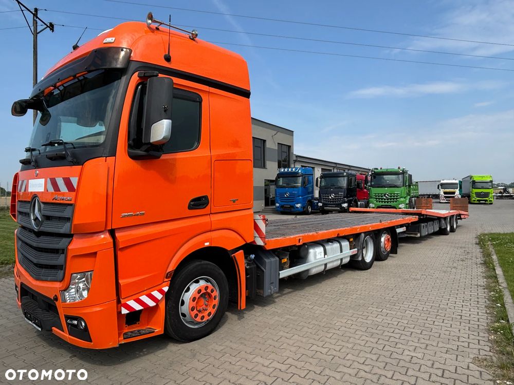 Mercedes-Benz Actros 2645 6x2 kabina Big Space, SOLO STAR z przyczepą POLKON zestaw niskopodwoziowy , laweta , autoholowanie, transport pojazdów , transport maszyn, pojazd do transortu słomy, mega, lowdeck, cały na poduszkach w bardzo dobrym stanie z Niemiec - 8