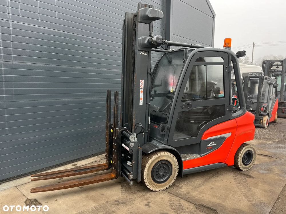 Linde H30 H25 H35 Gaz LPG Paletyzer na 2 palety, pełna kabina - 13