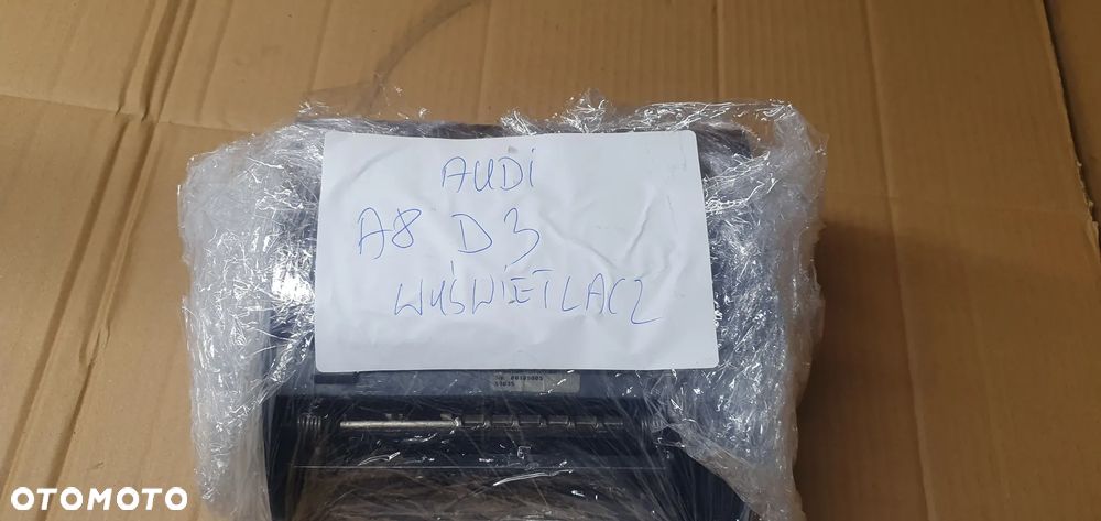 Wyświetlacz monitor radia NAVI nawigacji MMI Audi A8 D3 Lift 4E0857273F - 9