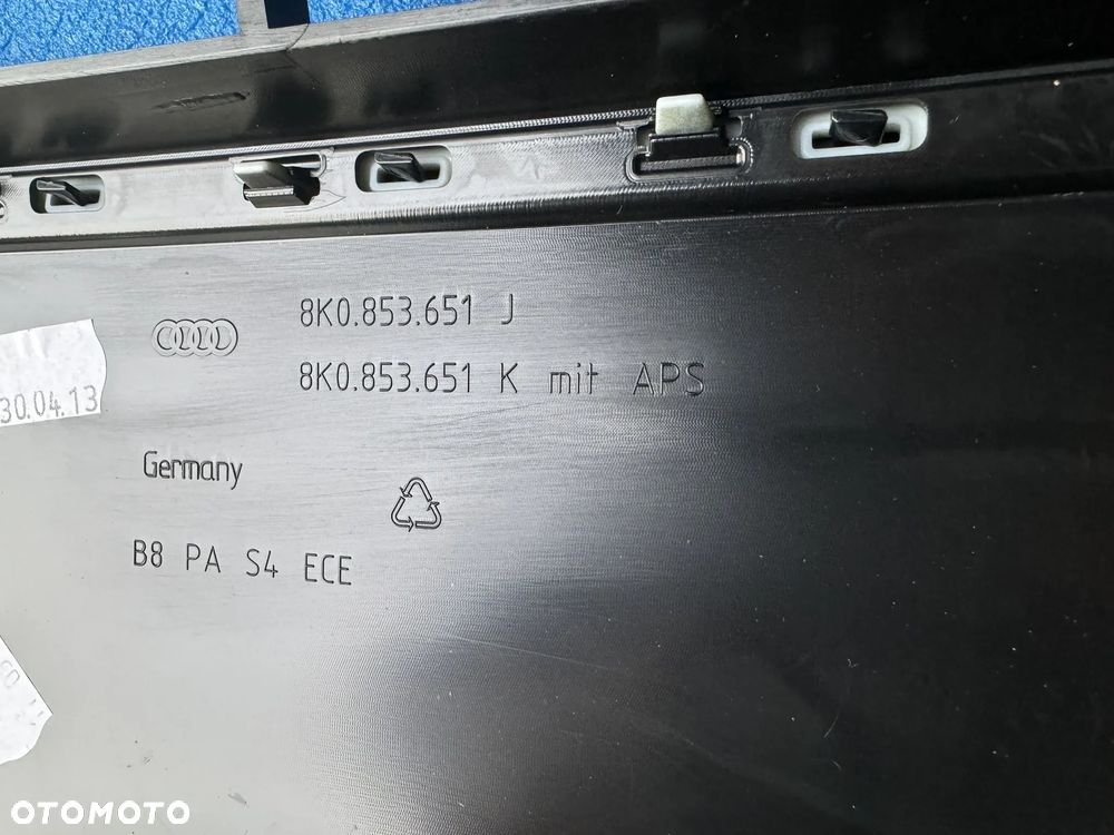 Audi S4 B8 Lift atrapa BLACK LINE nowa oryginał - 7