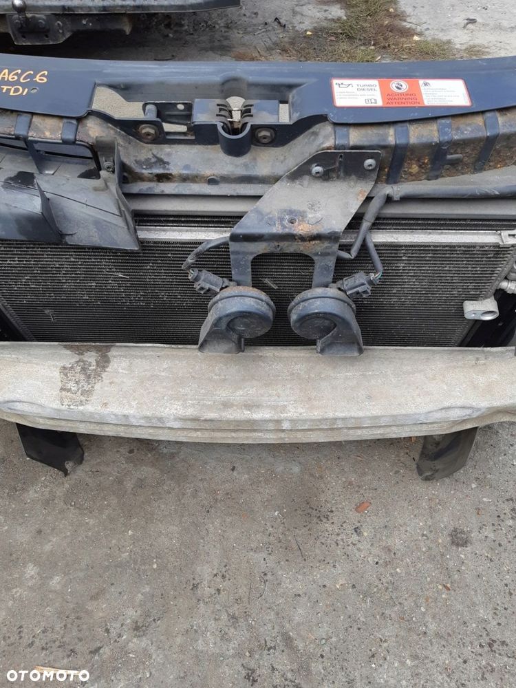 AUDI A6 C6 2.0 TDI PAS PRZEDNI WENTYLATOR CHŁODNICE KOMPLET - 8