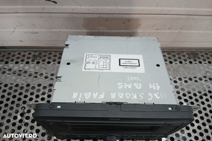 RADIO CD 10R-032432 10R-032432 Skoda Fabia 5J [2007 - 2010] Hatchback - 2