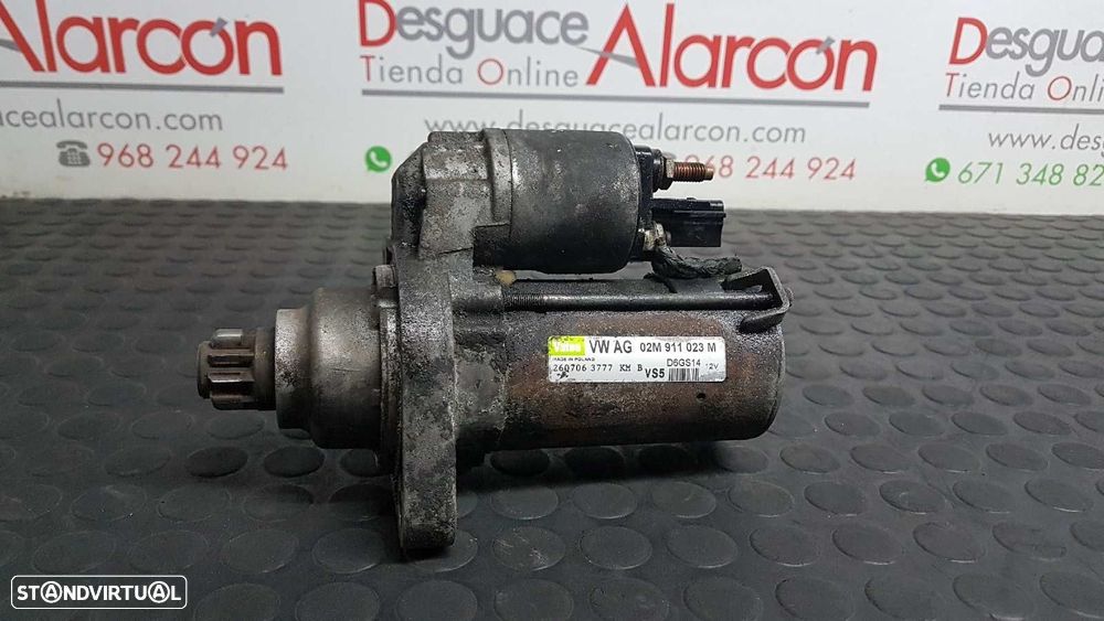 MOTOR ARRANQUE AUDI A3 2006 -02M911023M - 4