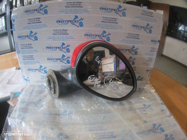 Espelho Esp4229 FIAT 500 2 FASE 1 2009 1.3D 75CV 3P BRANCO DRT ELETRICO 7 PINOS - 1