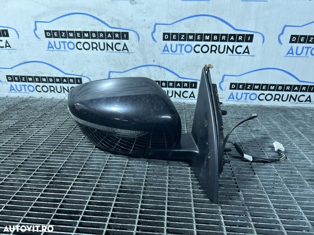 Oglinda dreapta Nissan Qashqai J11 2013 - 2017 4 Usi NEGRU (1197) Rabatabile - 1