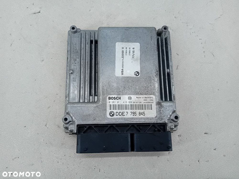 KOMPUTER, STEROWNIK BMW E87 7795845 0281011416 2.0 D - 1