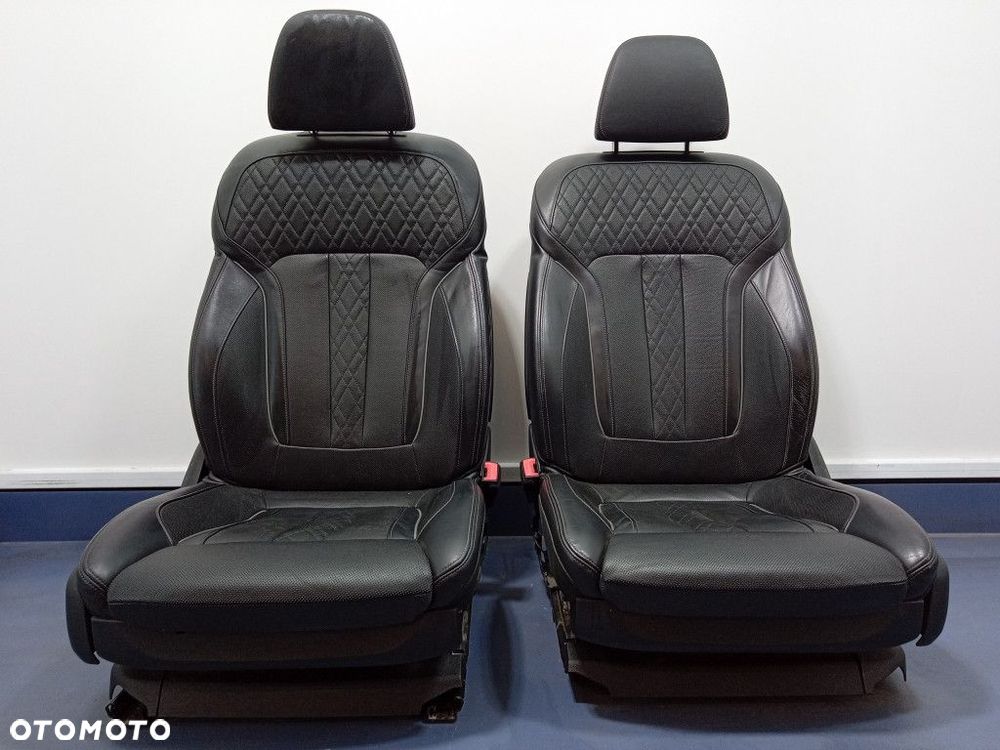 BMW 7 G12 LONG FOTELE KANAPA BOCZKI NAPPA EXCLUSIVE NASW - 5