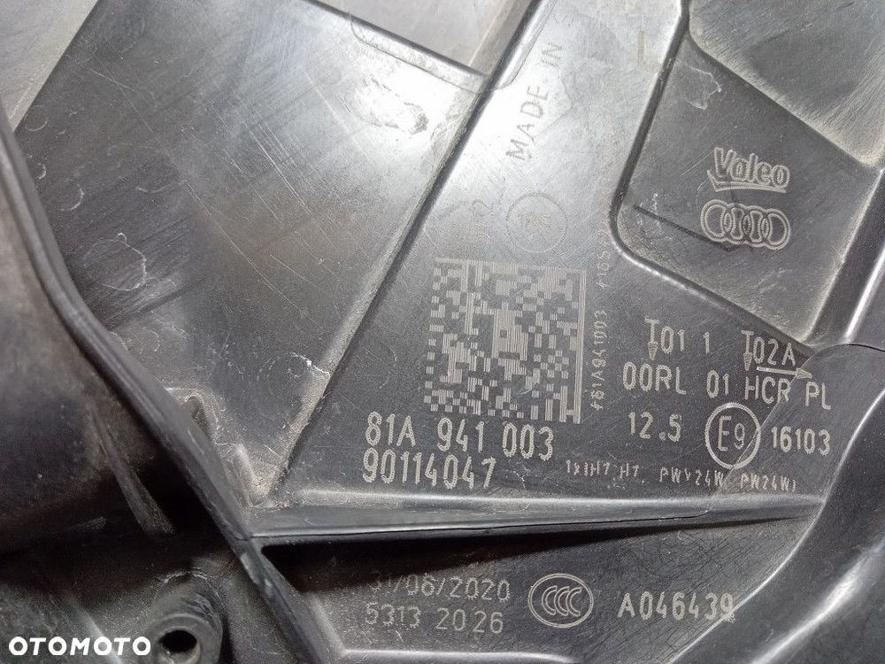 AUDI Q2 REFLEKTOR LEWY LAMPA PRZEDNIA EU  81A941003 - 4