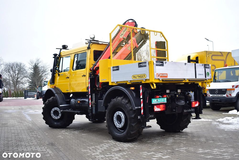 Mercedes-Benz Unimog U 5000 / Palfinger PK 12002- EH/ Pilot/ 5 i 6 Funkcja ! / Brygadówka/ Doka/ Energetyka/ 4x4/ Off road/ Sprowadzony z Niemiec ! Stan wzorowy ! - 15
