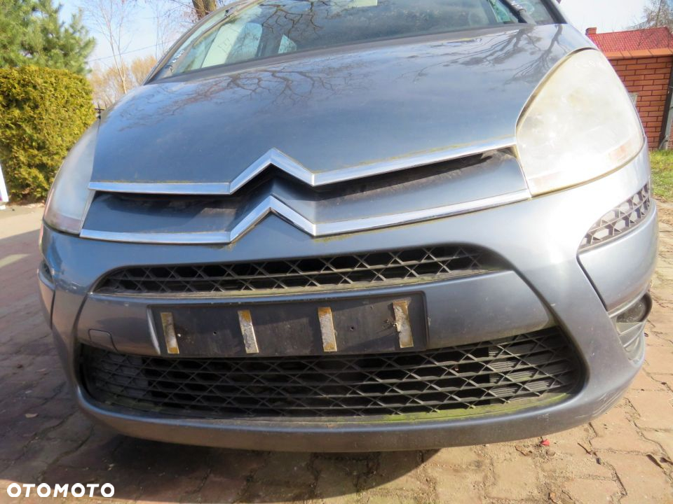 MASKA ZDERZAK BŁOTNIKI LAMPY C4 PICASSO I EZWD  CITROEN 2006-2010 SZARY PRZÓD KOMPLETNY - 9