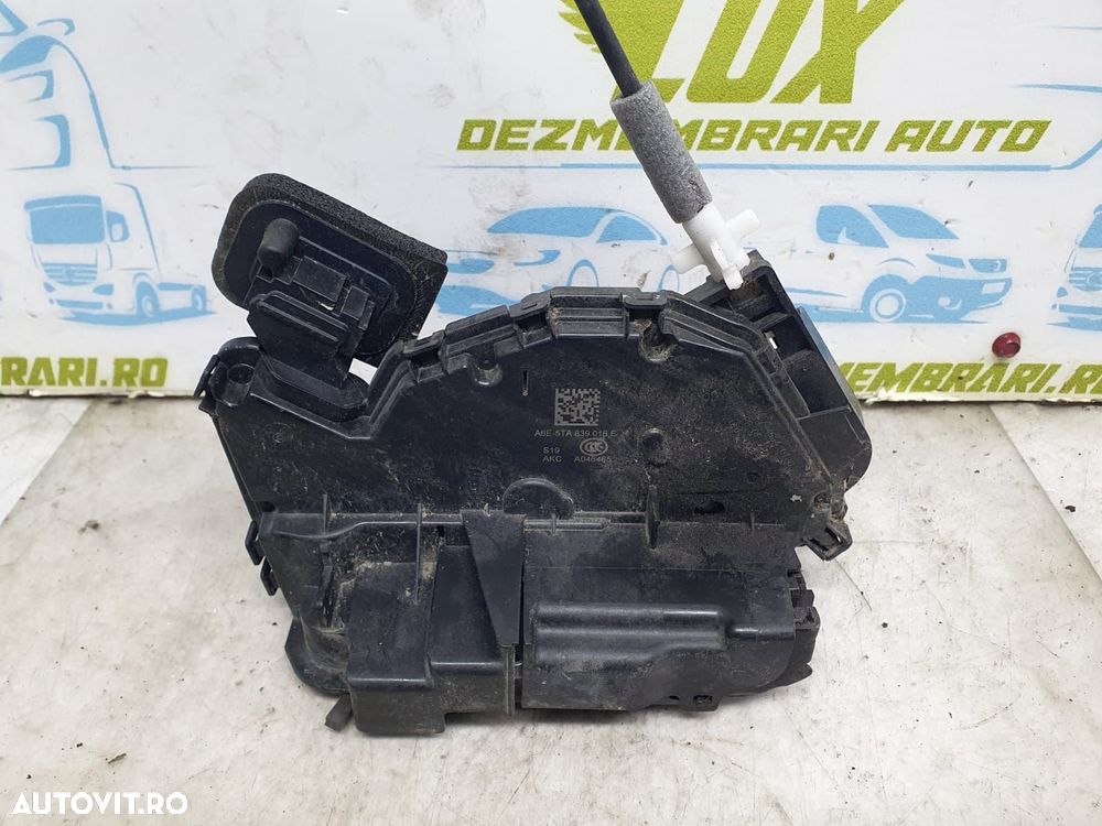 Broasca usa dreapta spate a6e-5ta839016e Volkswagen VW Polo 6 AW/BZ [ - 1